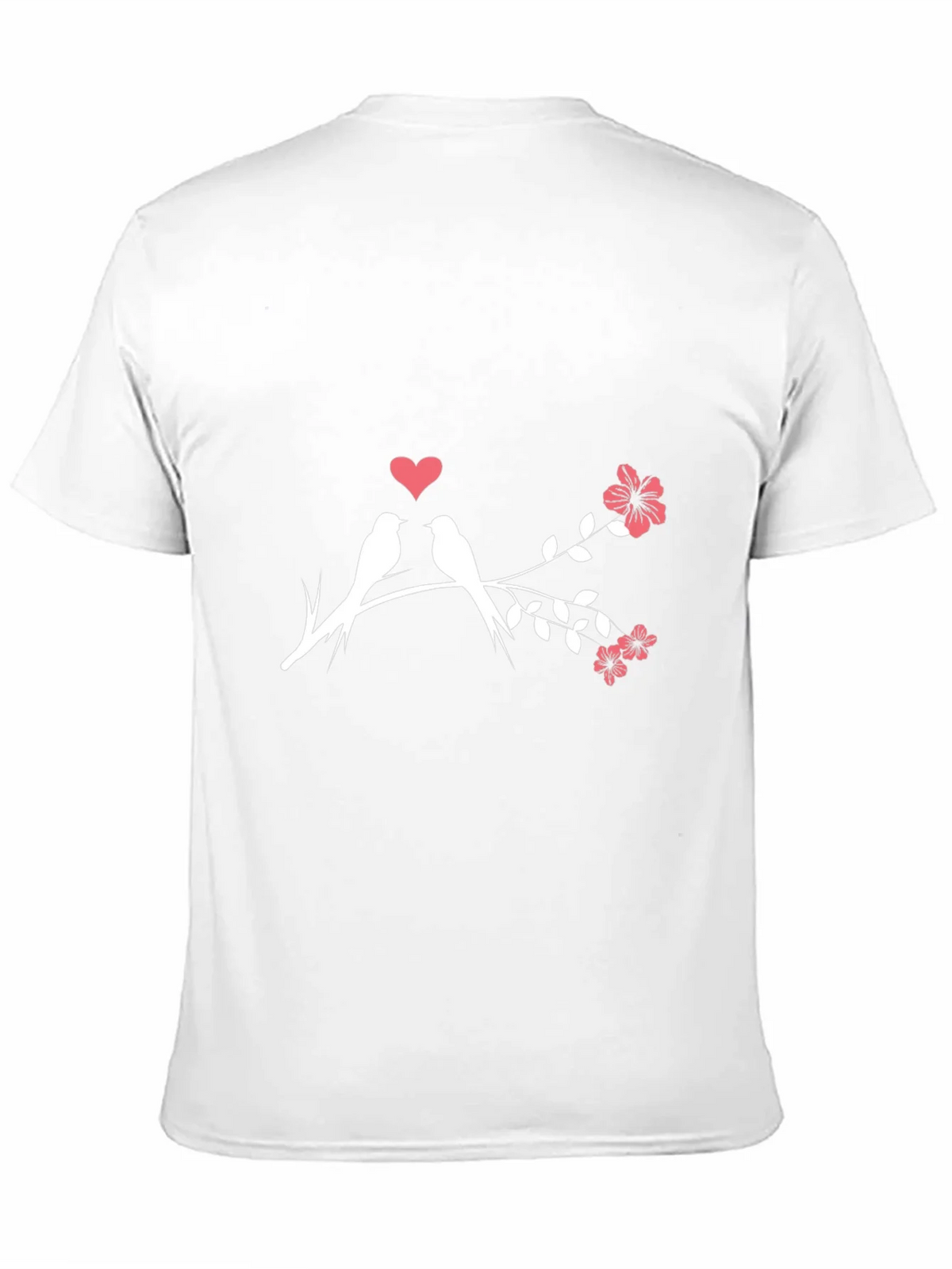 Love Birds T-Shirt - Romantic Floral Design product image 10