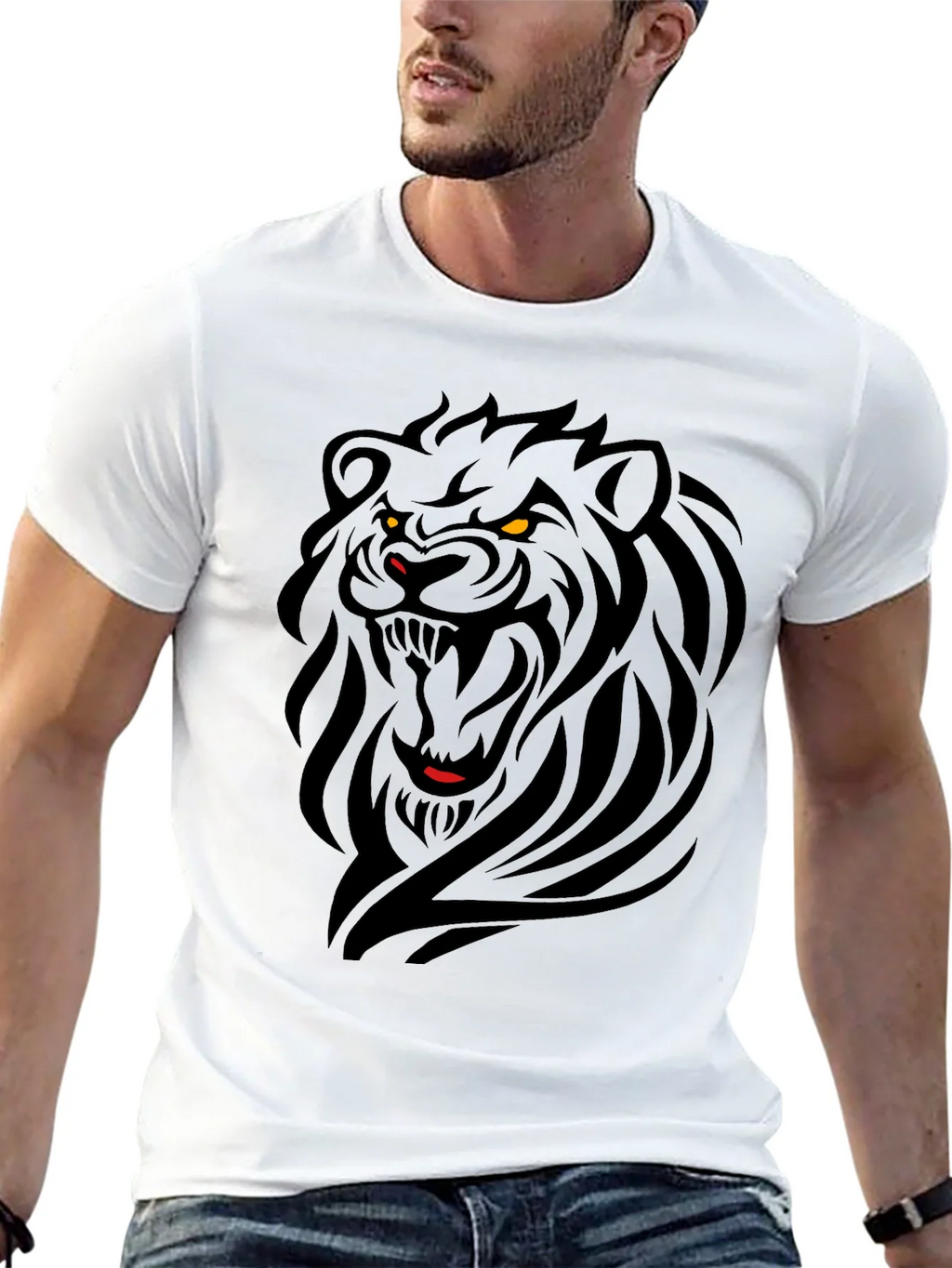 Black Lion Graphic Tee - Fierce Style product image 12