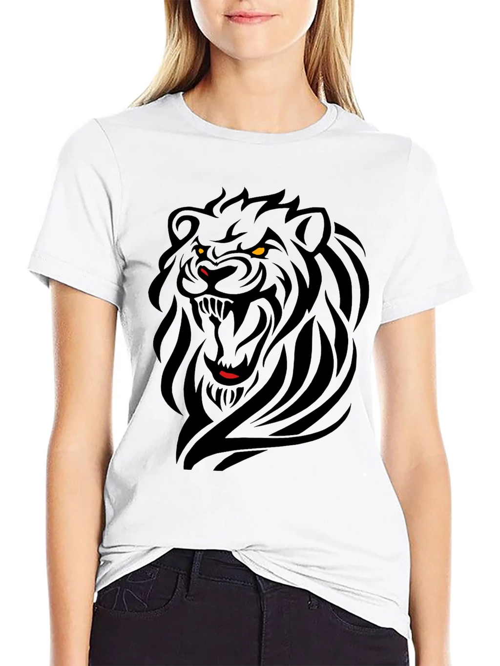 Black Lion Graphic Tee - Fierce Style product image 8