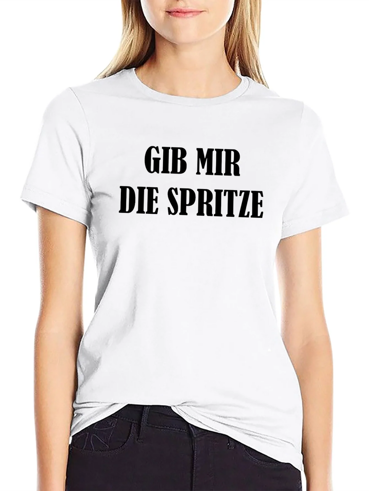 Gib Mir Die Spritze Black T-Shirt product image 8