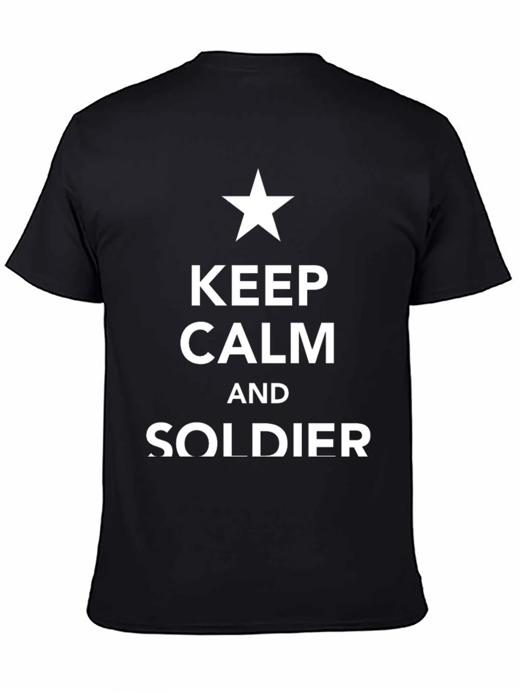 Keep Calm and Soldier T-Shirt product image 4