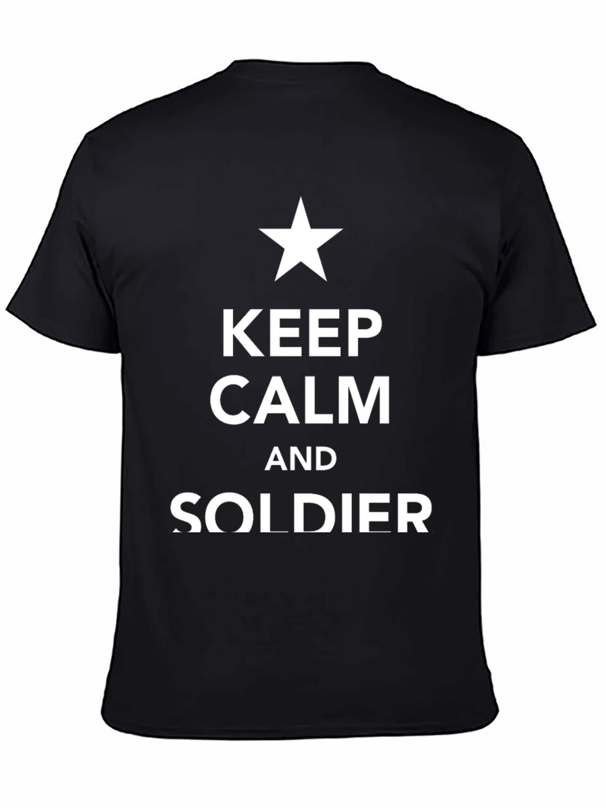 Keep Calm and Soldier T-Shirt product image 4