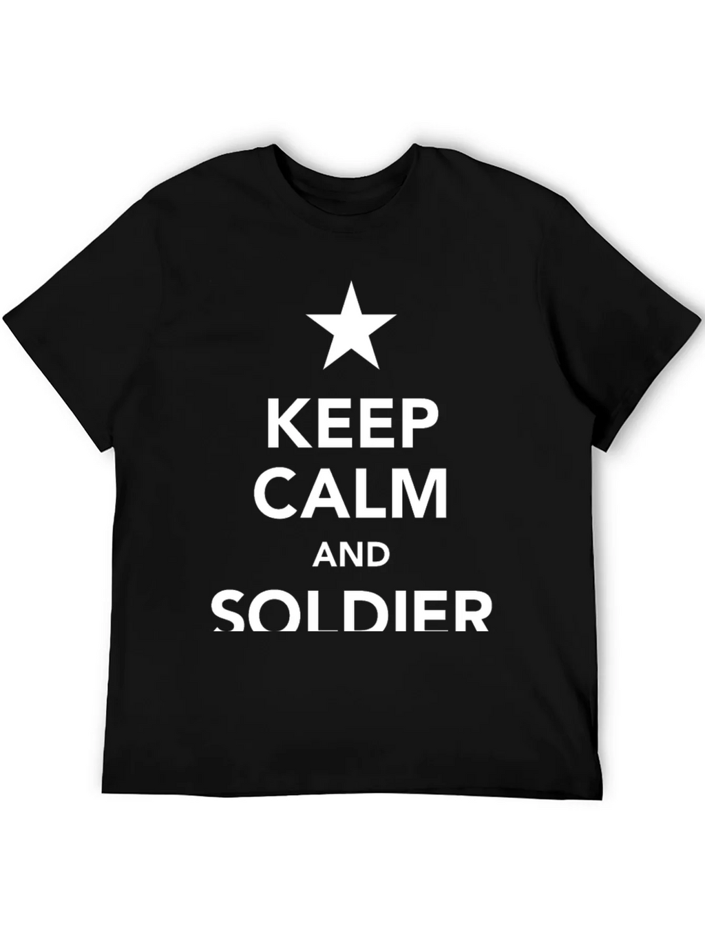 Keep Calm and Soldier T-Shirt product image 5