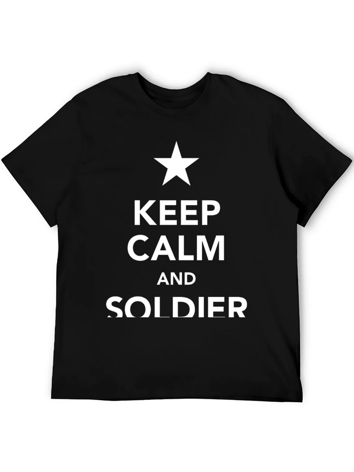 Keep Calm and Soldier T-Shirt product image 5