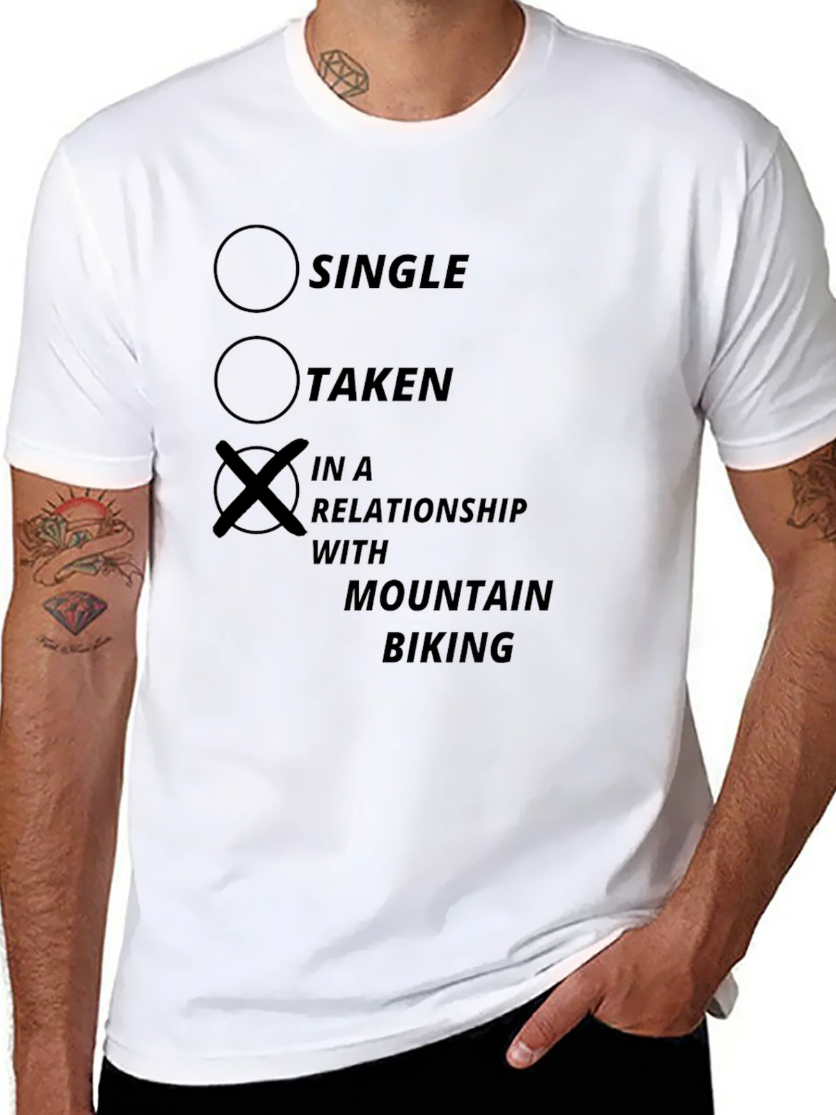 Mountain Biking Relationship T-Shirt product image 7