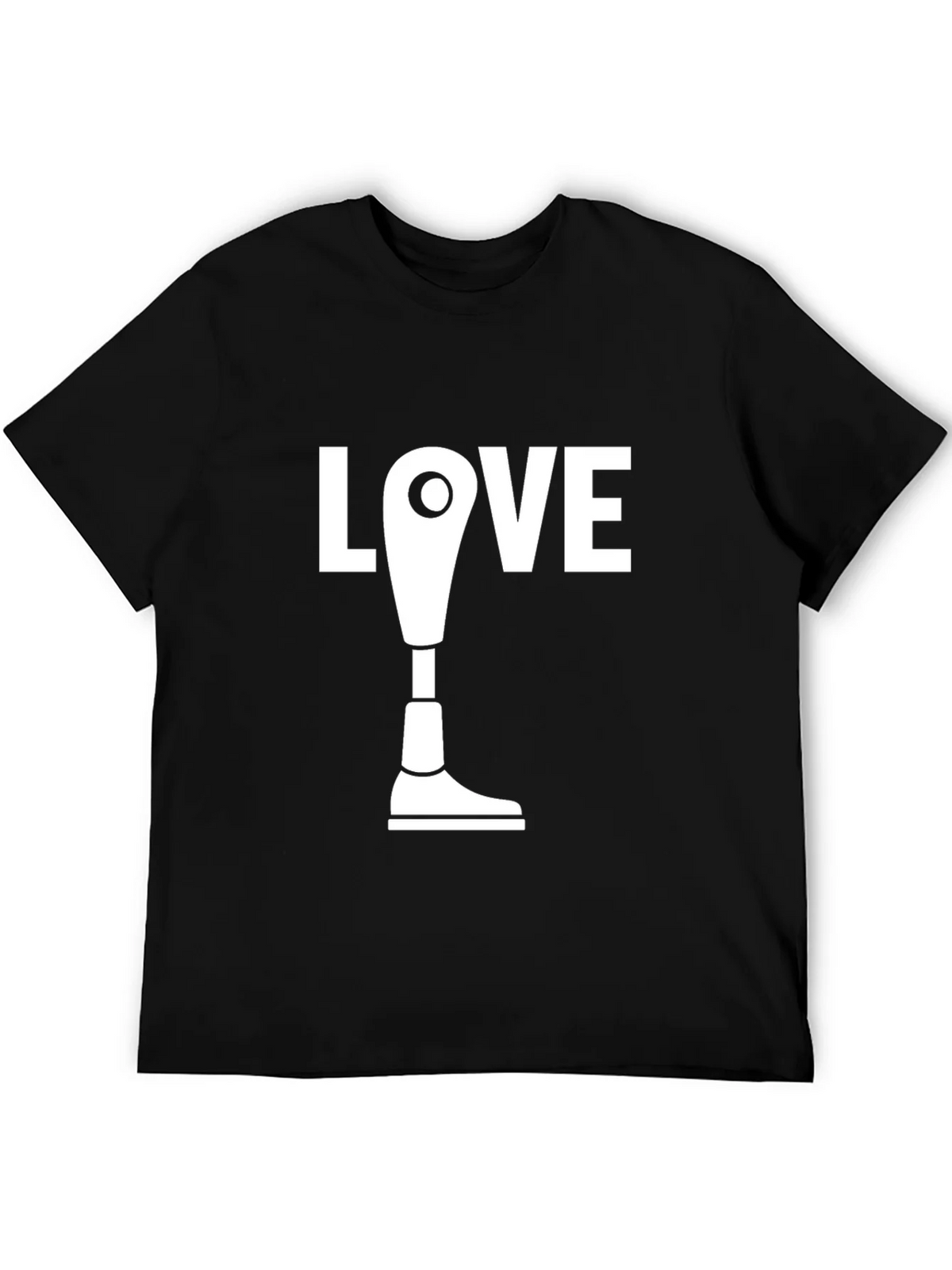 Love Amputee Graphic Tee - Black T-Shirt product image 5