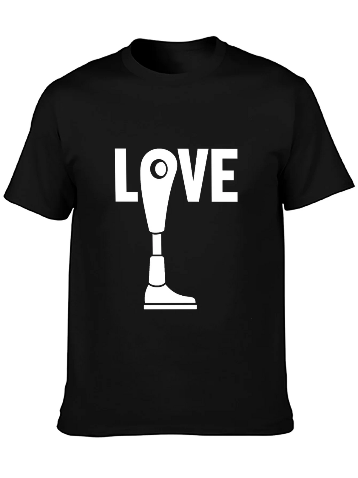Love Amputee Graphic Tee - Black T-Shirt product image 3