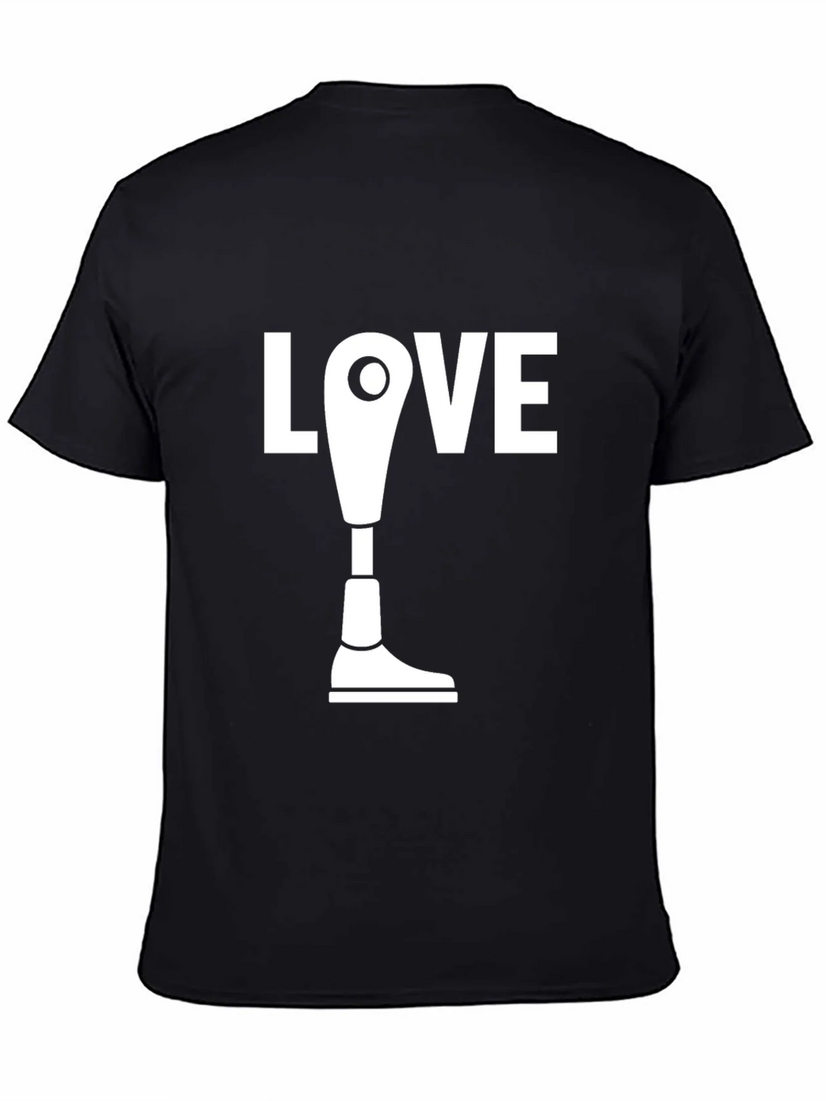 Love Amputee Graphic Tee - Black T-Shirt product image 4