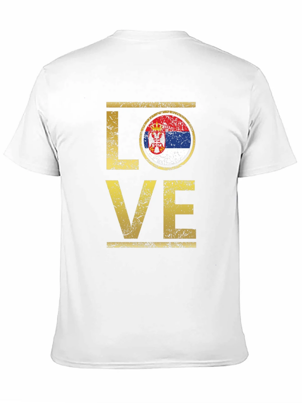 Serbia Flag LOVE T-Shirt product image 6