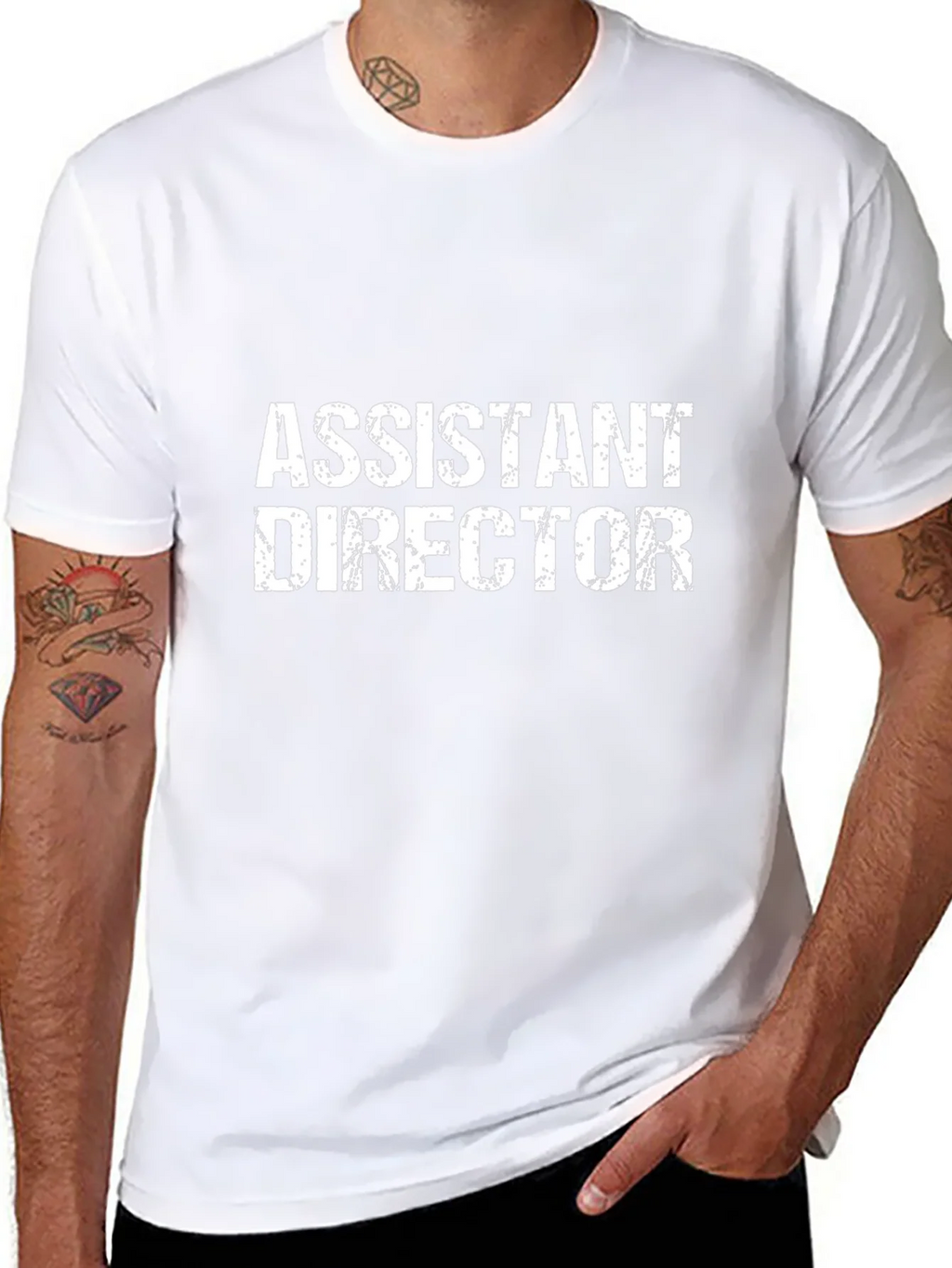 Assistant Director Black Graphic T-Shirt product image 7