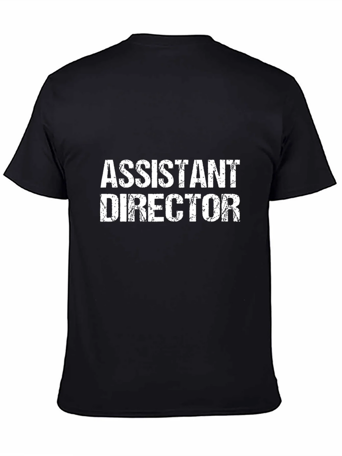 Assistant Director Black Graphic T-Shirt product image 4