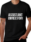 Assistant Director Black Graphic T-Shirt product image 1