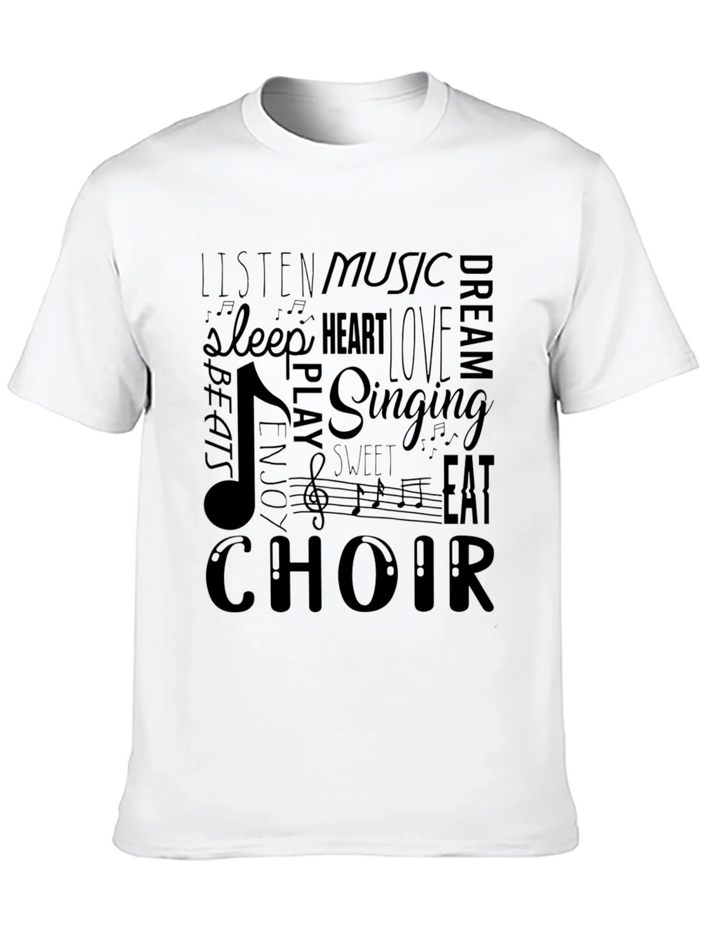 Music Lover T-Shirt - Choir Singing Beats Design product image 9