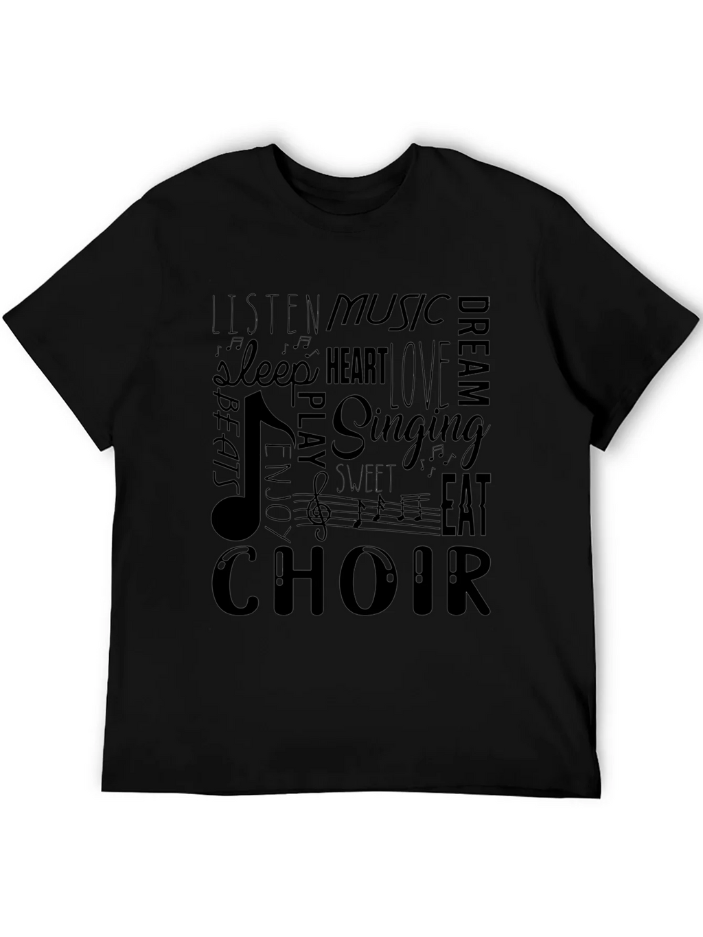 Music Lover T-Shirt - Choir Singing Beats Design product image 5