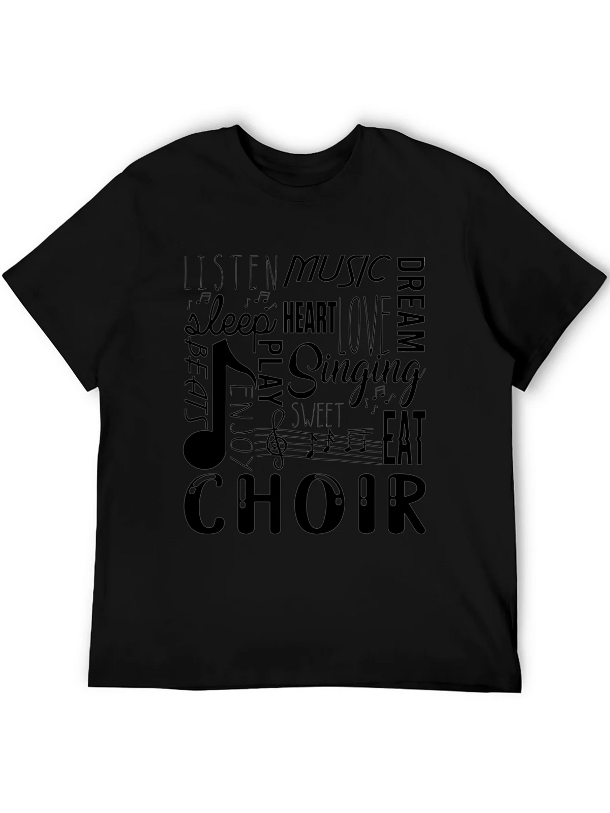 Music Lover T-Shirt - Choir Singing Beats Design product image 5