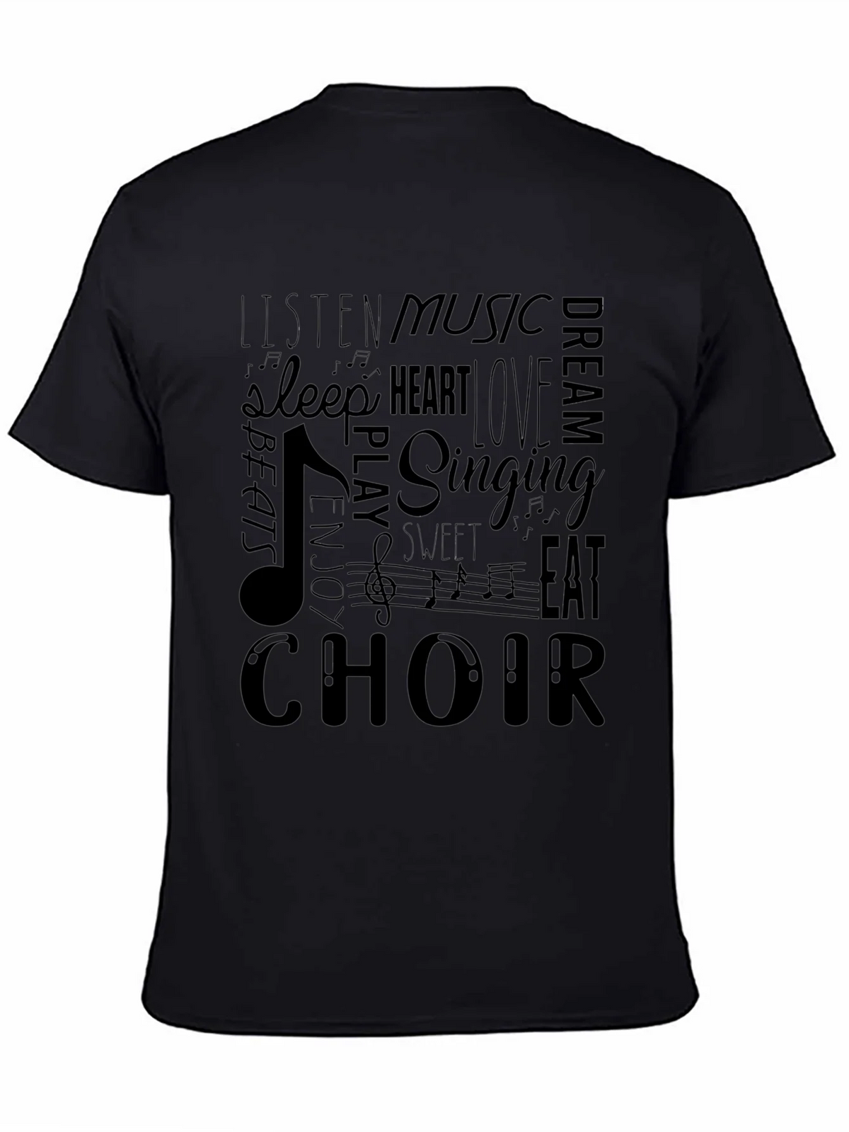Music Lover T-Shirt - Choir Singing Beats Design product image 4