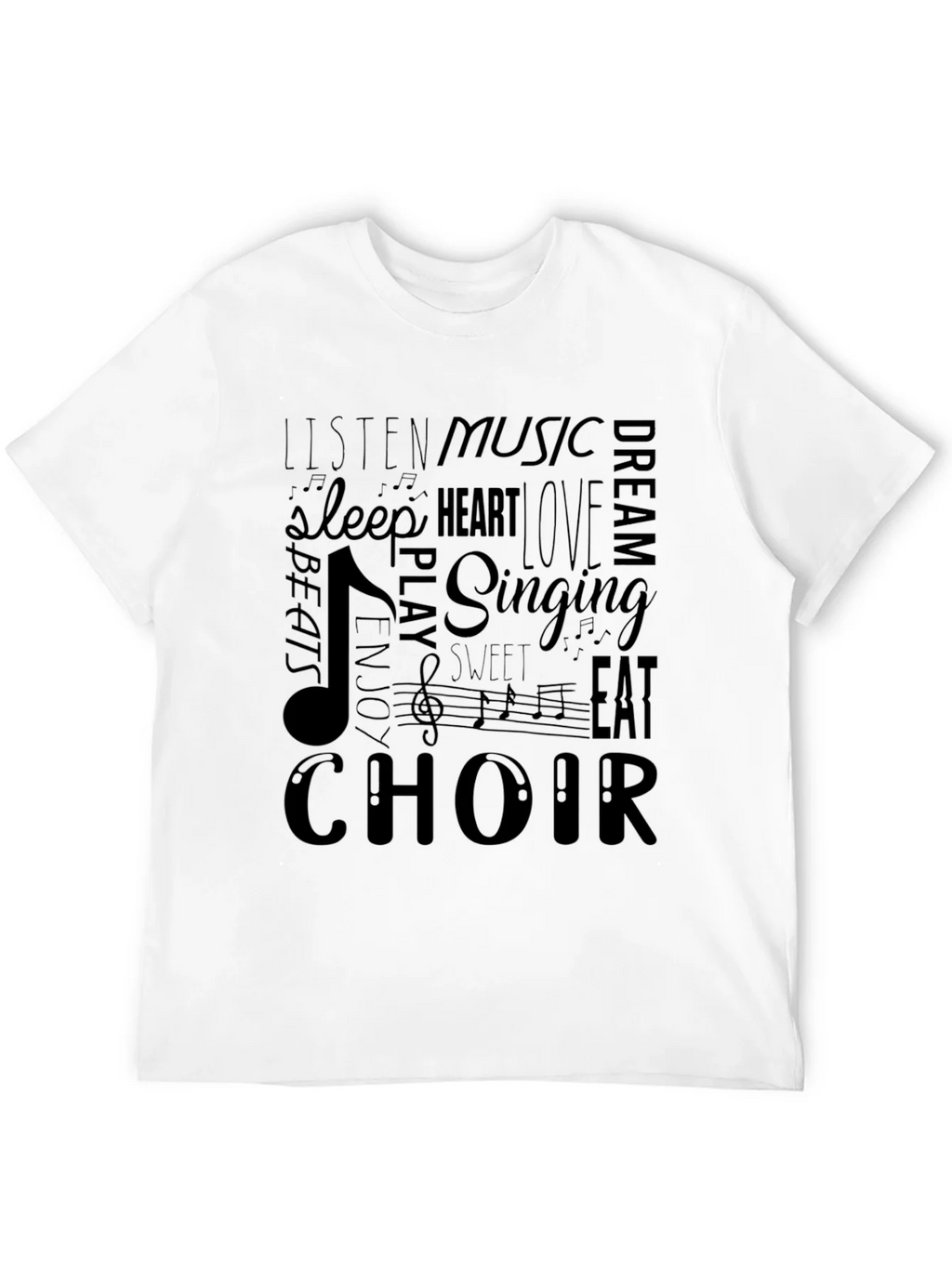 Music Lover T-Shirt - Choir Singing Beats Design product image 11