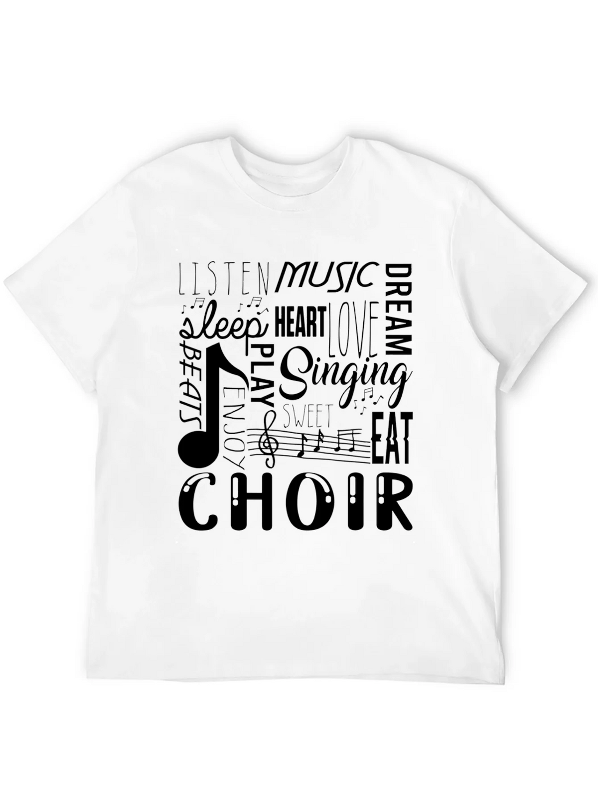 Music Lover T-Shirt - Choir Singing Beats Design product image 11