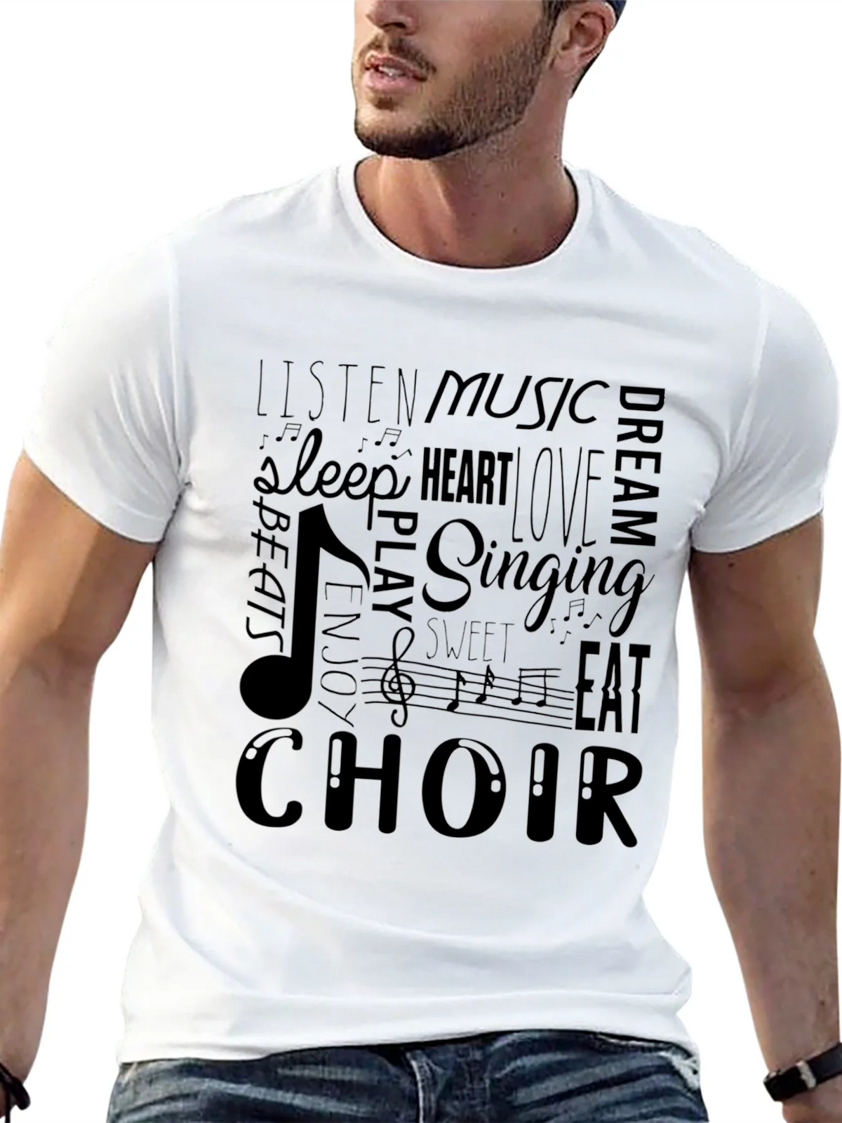 Music Lover T-Shirt - Choir Singing Beats Design product image 12