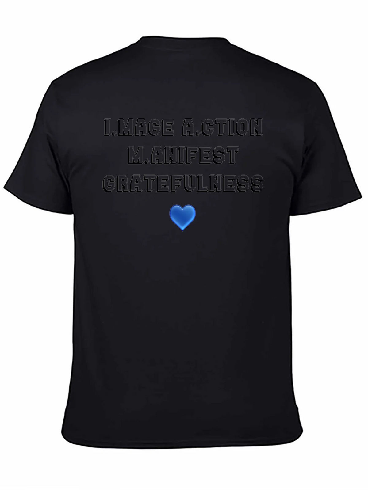 Motivational Graphic T-Shirt: Image Action Manifest product image 4