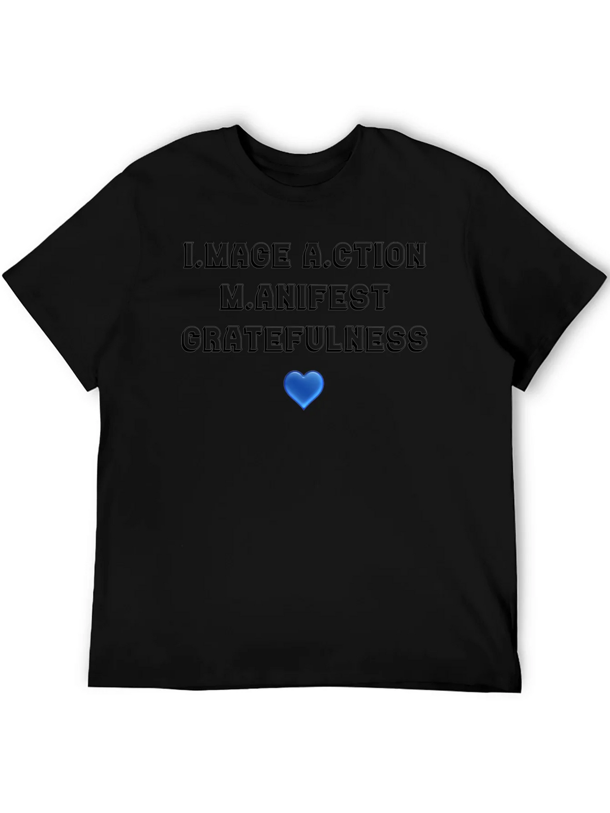 Motivational Graphic T-Shirt: Image Action Manifest product image 5
