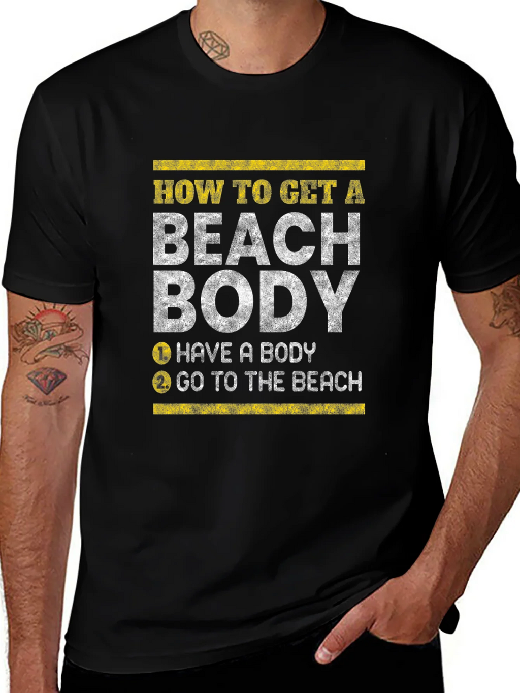 Beach Body T-Shirt - Funny Slogan Tee product image 1
