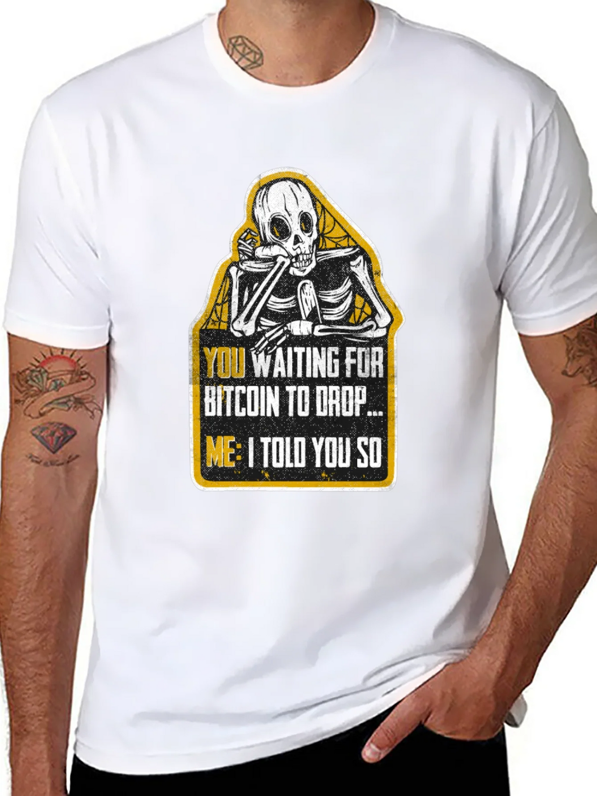 Bitcoin Skeptic T-Shirt - Crypto Investor Humor product image 7