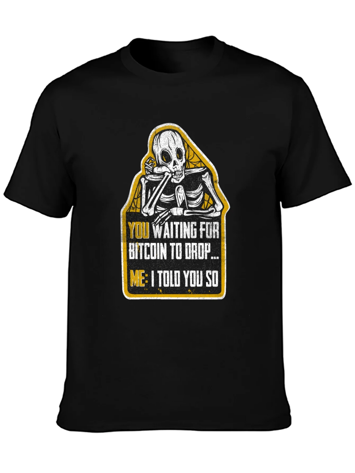 Bitcoin Skeptic T-Shirt - Crypto Investor Humor product image 3
