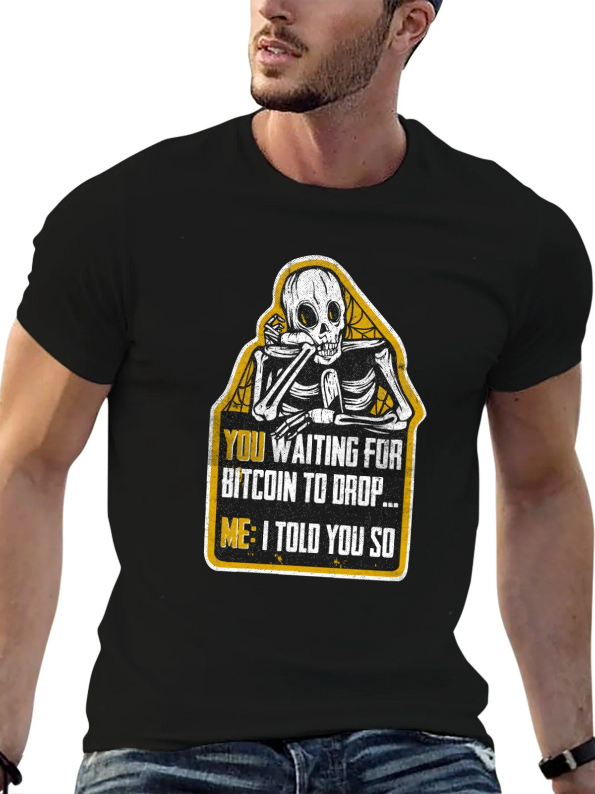 Bitcoin Skeptic T-Shirt - Crypto Investor Humor product image 6