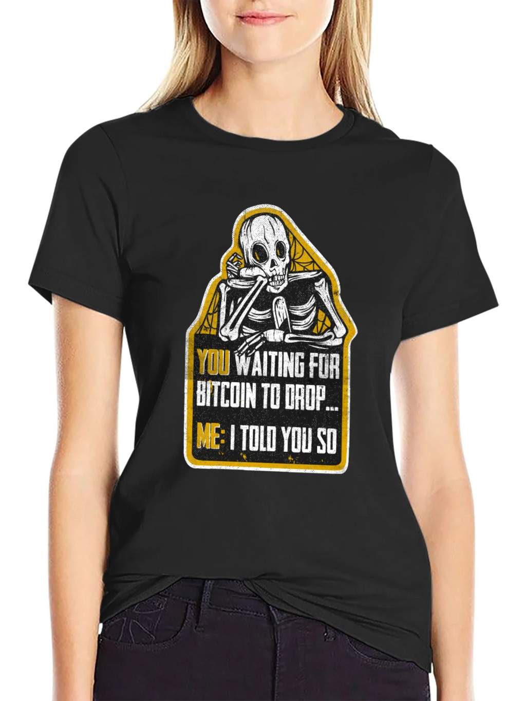 Bitcoin Skeptic T-Shirt - Crypto Investor Humor product image 2
