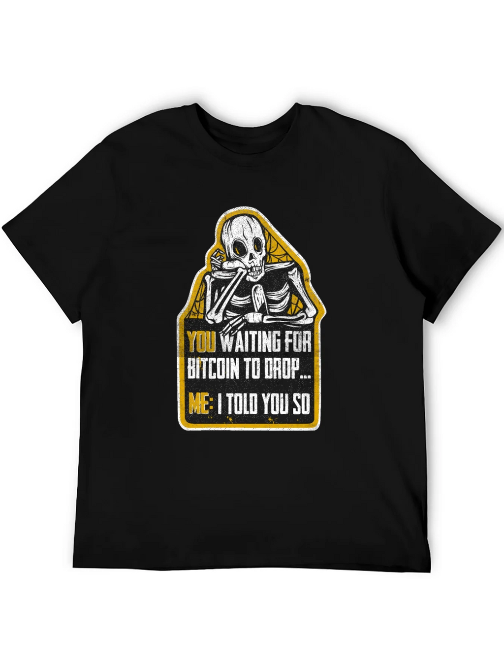 Bitcoin Skeptic T-Shirt - Crypto Investor Humor product image 5