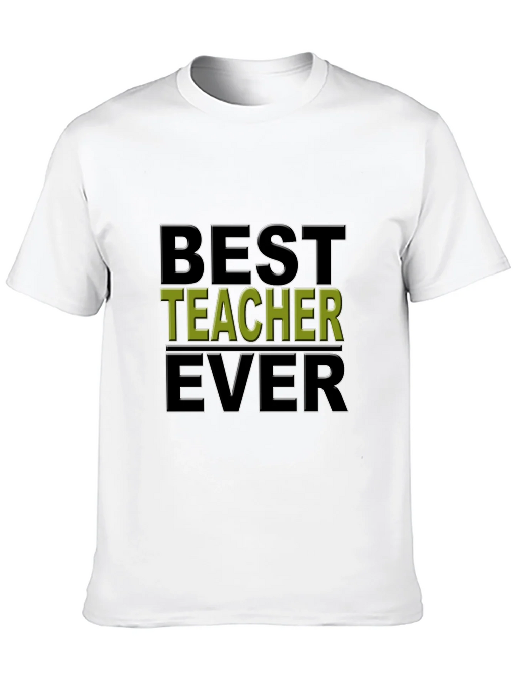 Best Teacher Ever Black Graphic Tee product image 6
