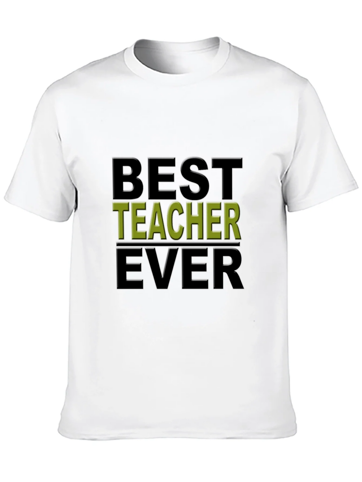 Best Teacher Ever Black Graphic Tee product image 6