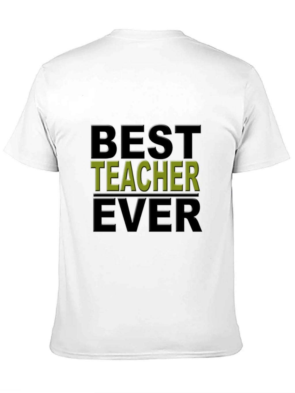 Best Teacher Ever Black Graphic Tee product image 7