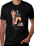 Hiking Graphic T-Shirt - Black Cotton Tee product image 1