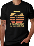 Retro Family Humor T-Shirt - Sunset Graphic Tee product image 1