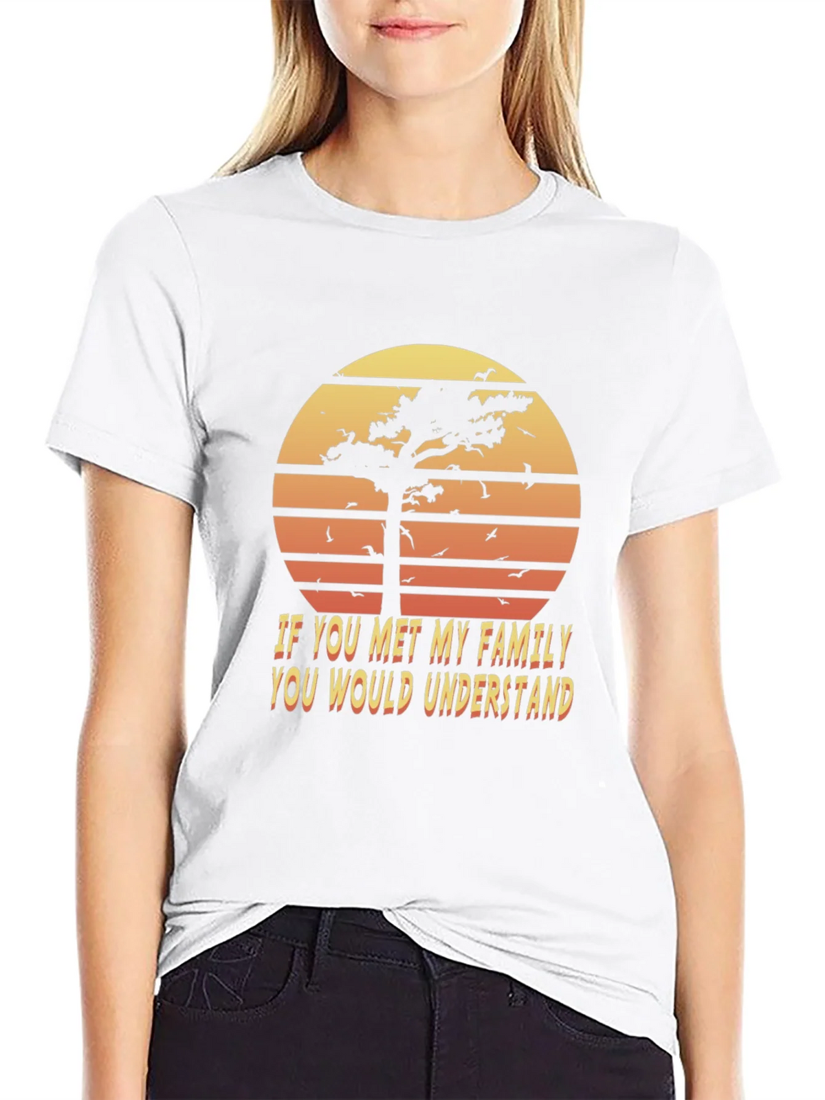 Retro Family Humor T-Shirt - Sunset Graphic Tee product image 8