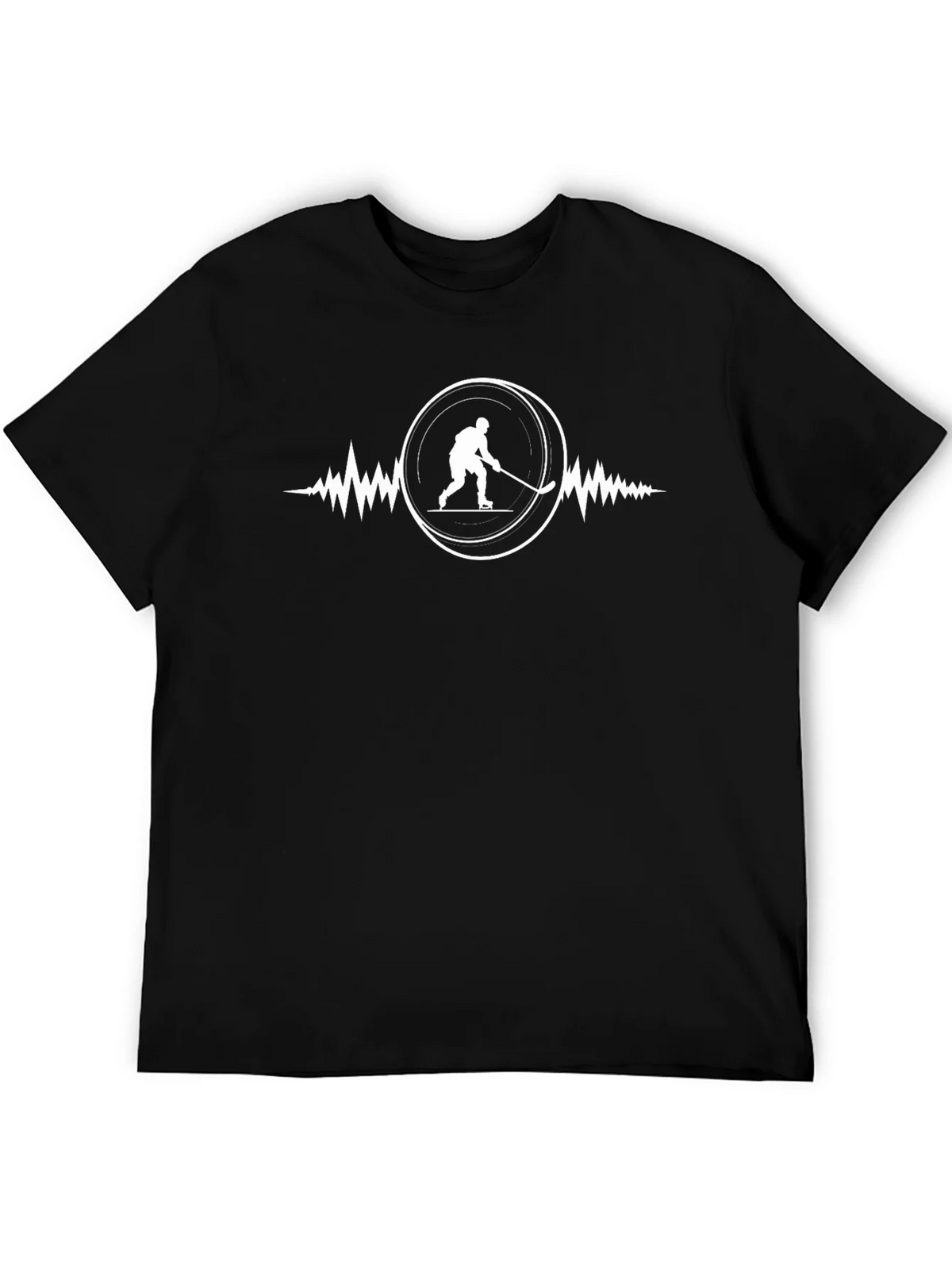 Hockey Heartbeat Graphic T-Shirt product image 5
