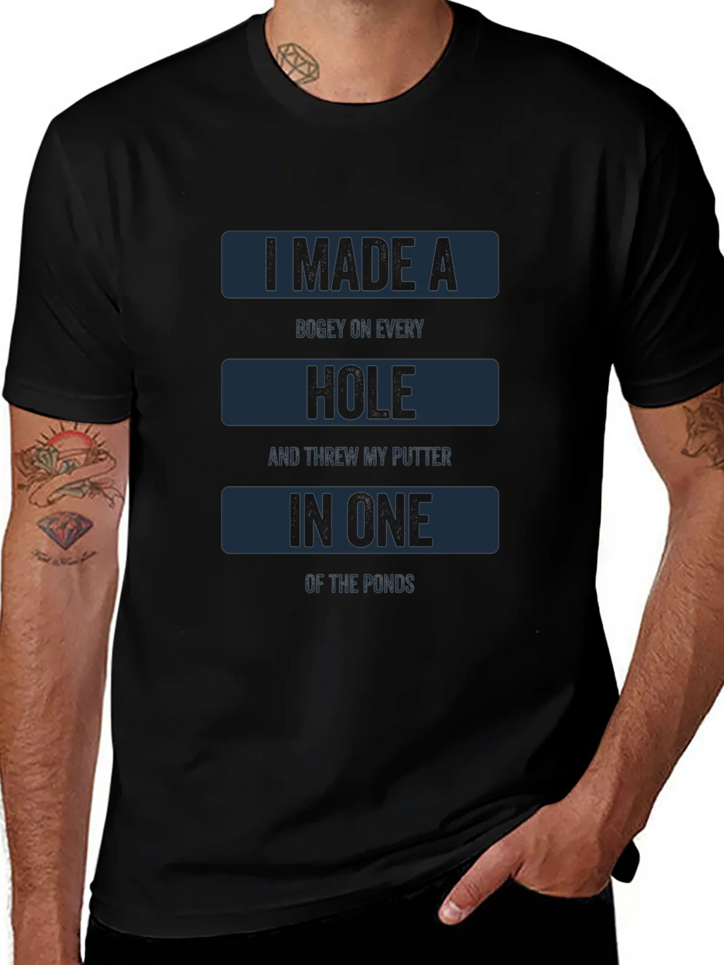 Funny Golf T-Shirt: I Made A Bugey On Every Hole product image 1