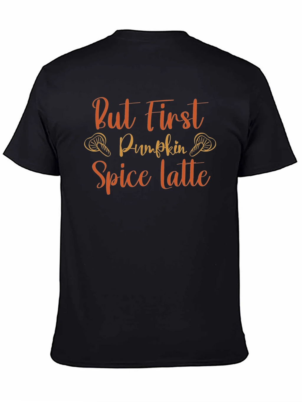 But First Pumpkin Spice Latte Black T-Shirt product image 4