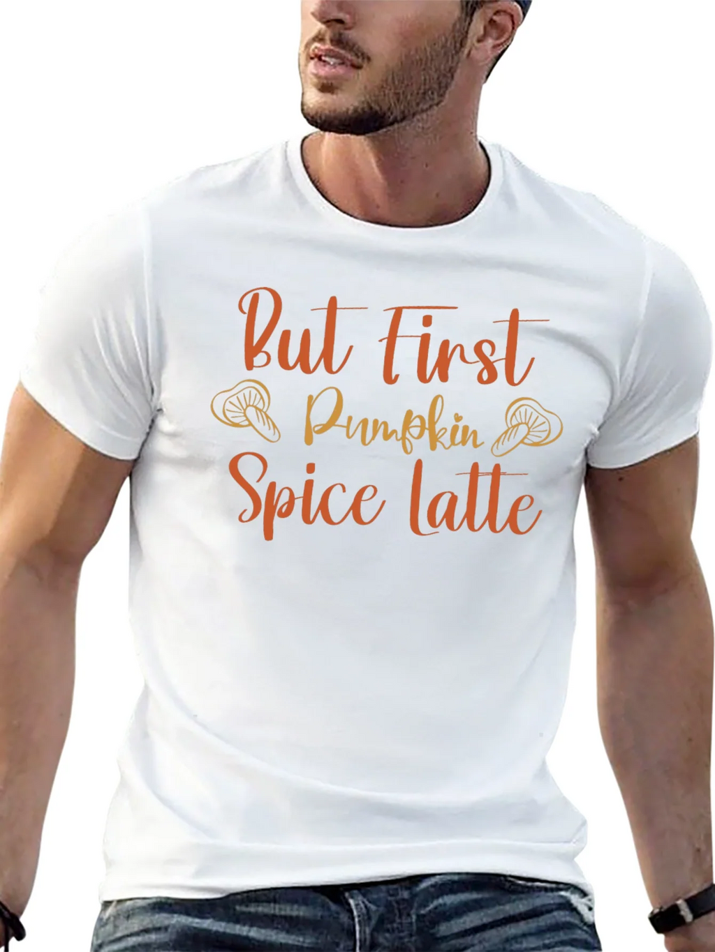 But First Pumpkin Spice Latte Black T-Shirt product image 12