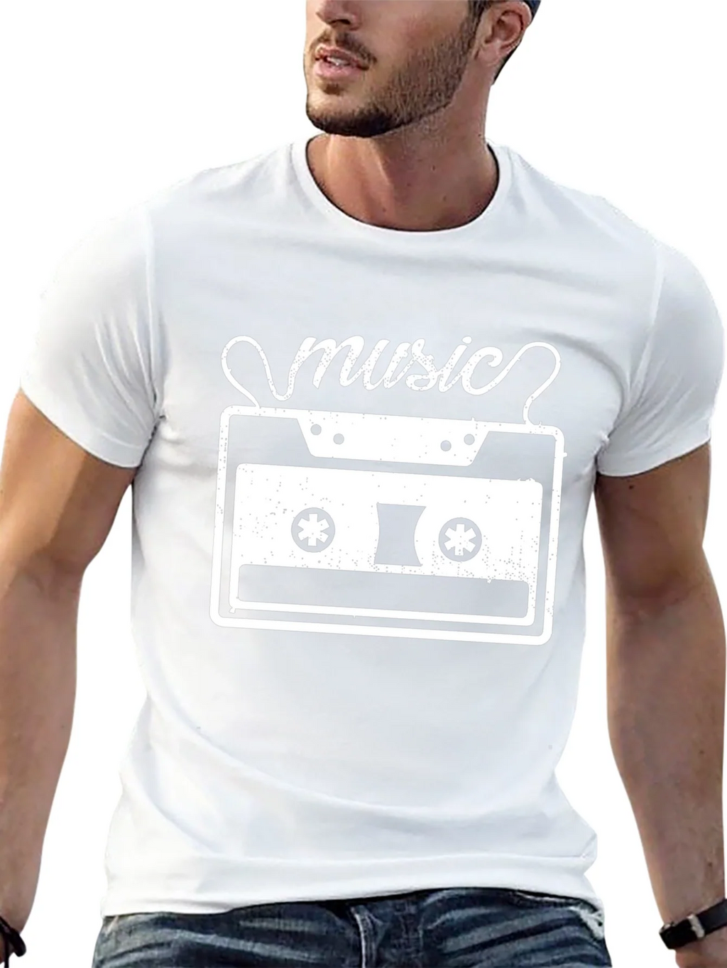 Retro Music Cassette Tape T-Shirt - Vintage Style product image 3