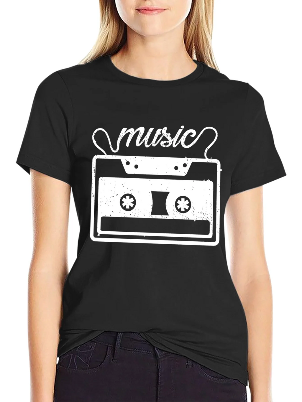 Retro Music Cassette Tape T-Shirt - Vintage Style product image 2