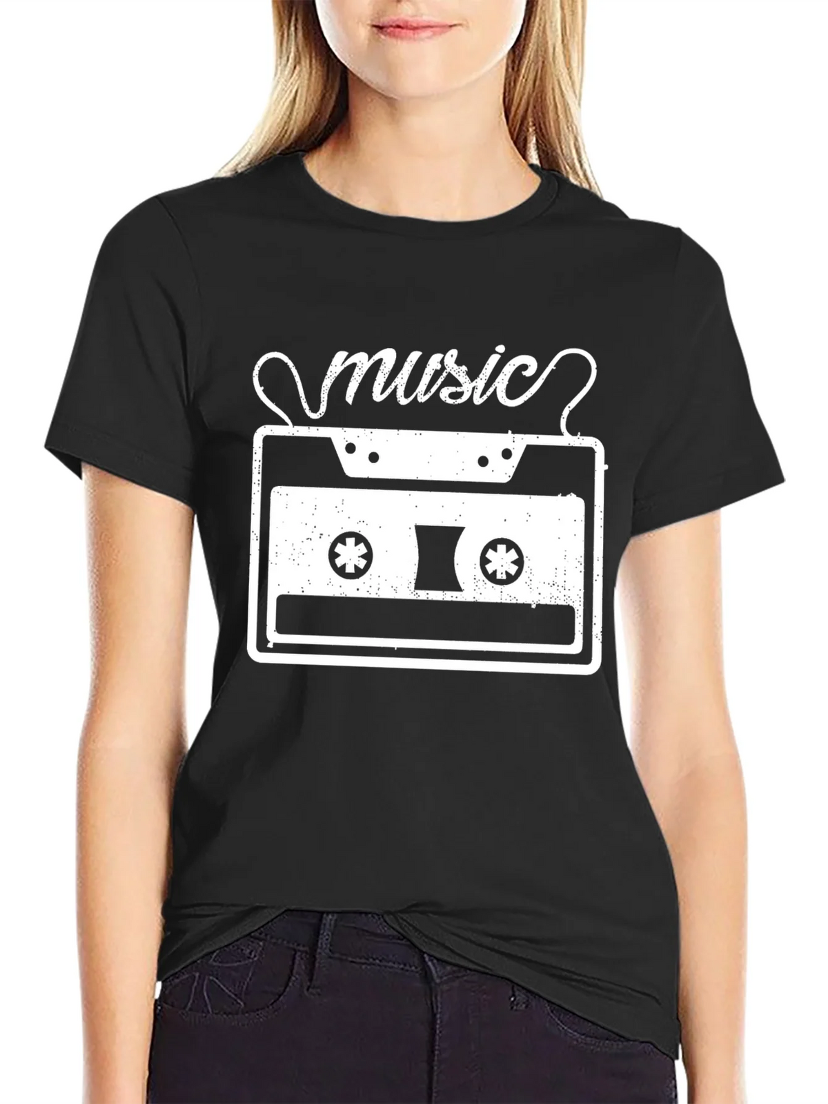 Retro Music Cassette Tape T-Shirt - Vintage Style product image 2