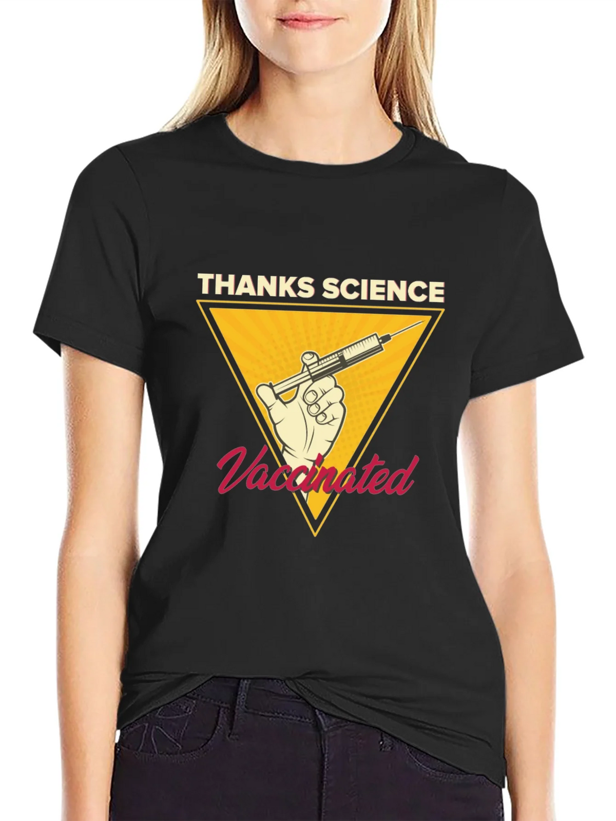 Thanks Science Vaccinated T-Shirt product image 2
