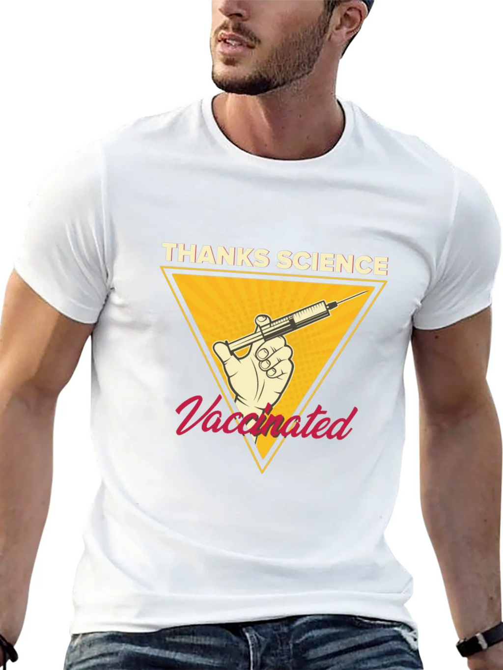 Thanks Science Vaccinated T-Shirt product image 12
