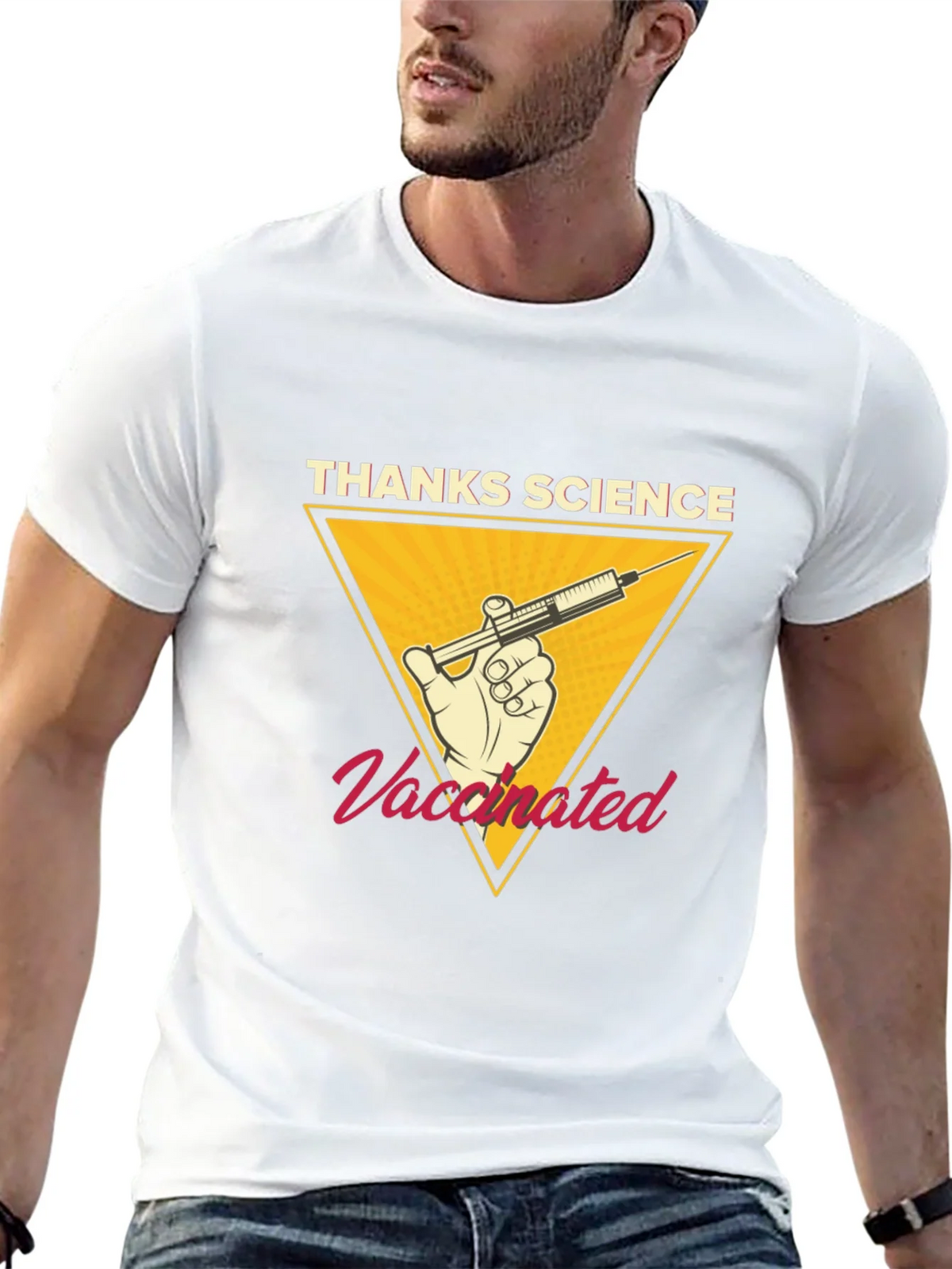 Thanks Science Vaccinated T-Shirt product image 12