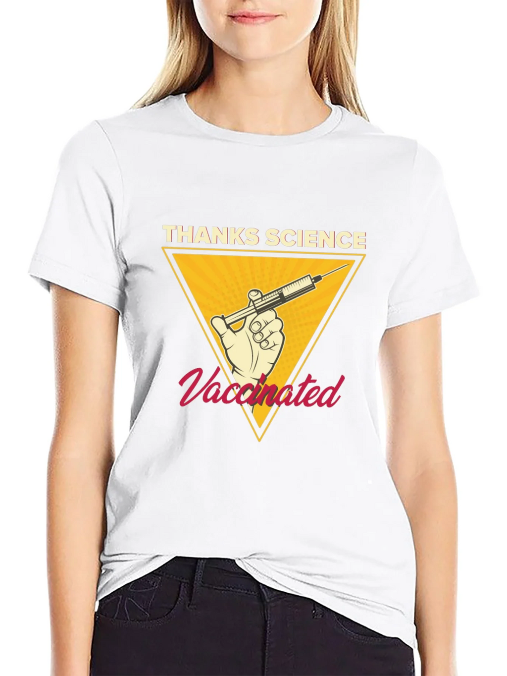 Thanks Science Vaccinated T-Shirt product image 8