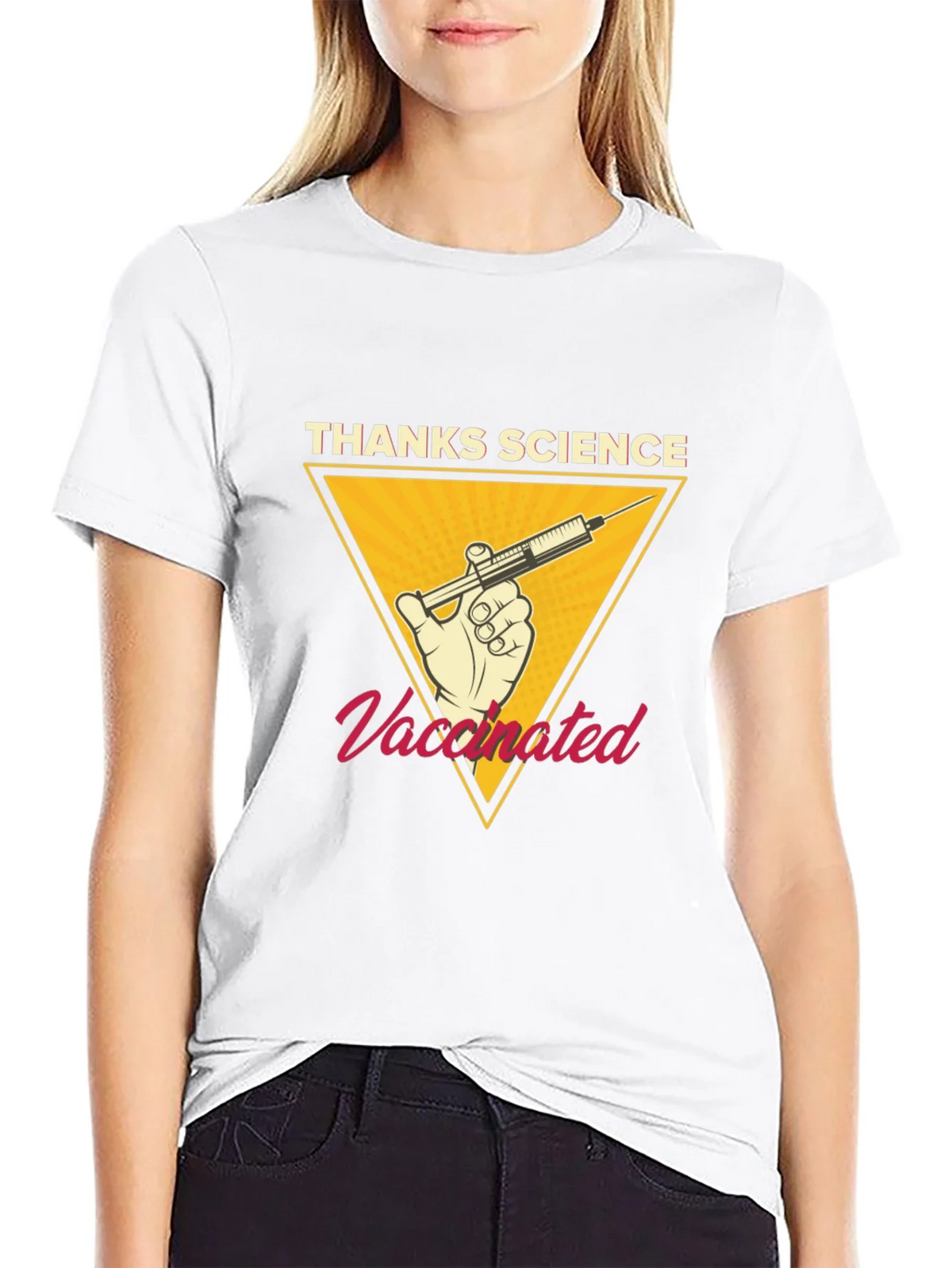 Thanks Science Vaccinated T-Shirt product image 8