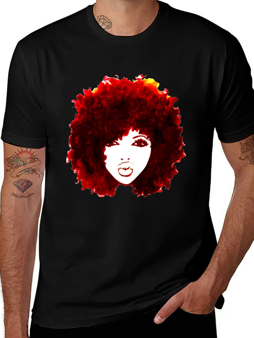 Afro Diva Graphic Tee - Bold Style product image 1